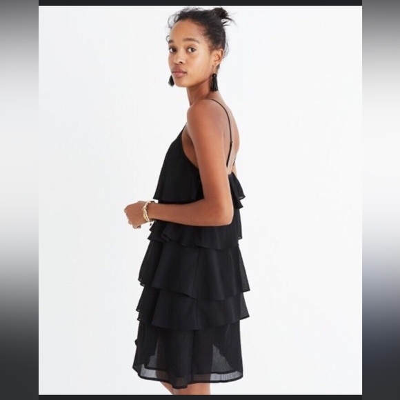 Madewell Dresses & Skirts - Madewell Ruffle Tier Cami Dress in
Black